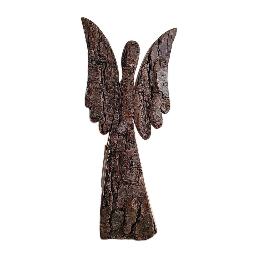 Angel Himmelsbote Heavenly Messengers Waldfabrik Black Forest Bark 11x4.5x2